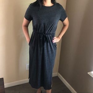 Gray Dress with Pockets